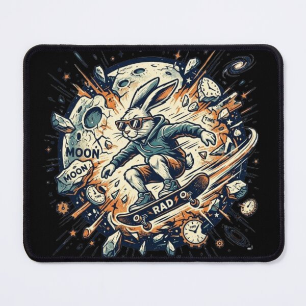 Item preview, Rad Rabbit – Skateboarding in Space designed and sold by Dogandesighn.