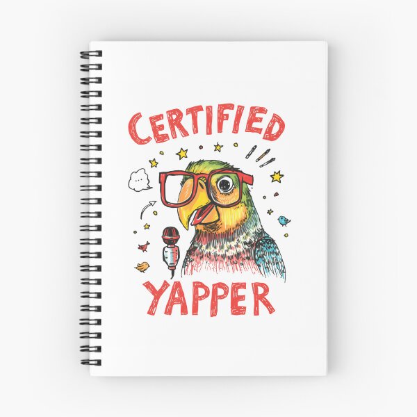 Item preview, Certified Yapper Funny Parrot Speaker Gift designed and sold by RetroMini2026.