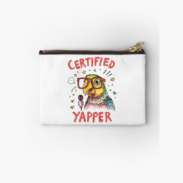Item preview, Certified Yapper Funny Parrot Speaker Gift designed and sold by RetroMini2026.