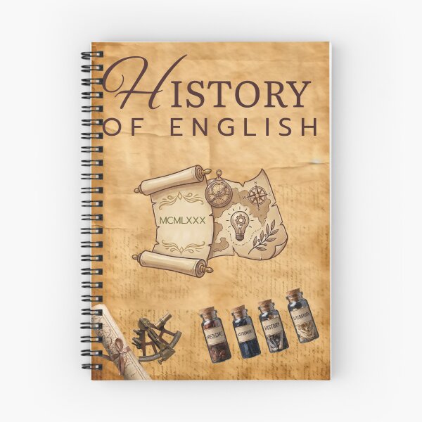 Item preview, History of English: A Journey Through Knowledge and Science designed and sold by Articora.