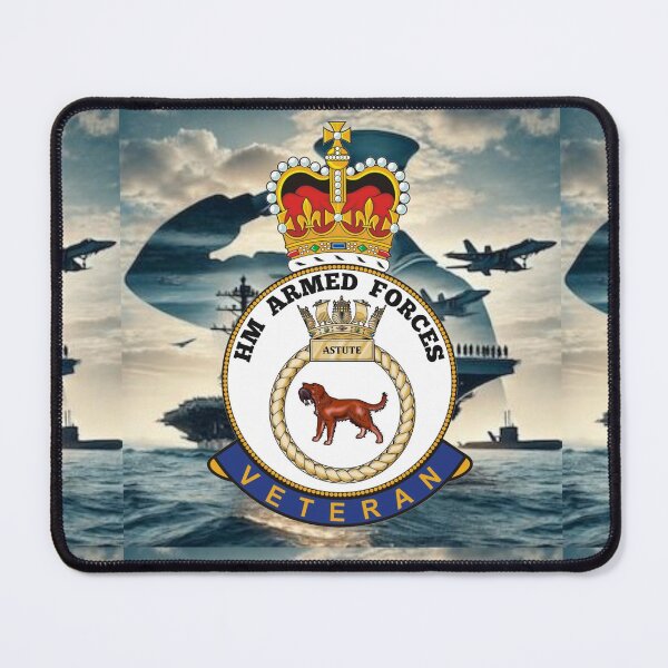 Item preview, HMS Astute Royal Navy HM Armed Forces Veteran designed and sold by Bootneckstore.