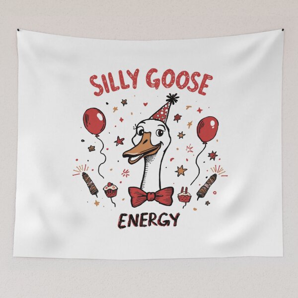 Item preview, Silly Goose Energy Funny Goose Lover Party Birthday Celebration designed and sold by HumansStuck12.
