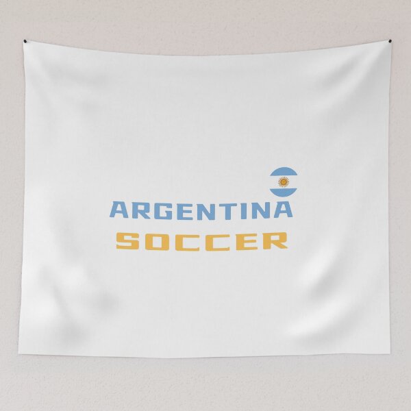 Item preview, Argentina Soccer T-Shirt with Flag – World Cup 2026 Argentinian Fan Tee | Uncle Jichuan designed and sold by Uncle-Jichuan.