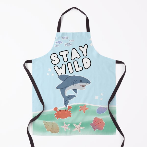 Item preview, Stay Wild Shark And Turtle Underwater Scene designed and sold by SoftAuraStudi0.