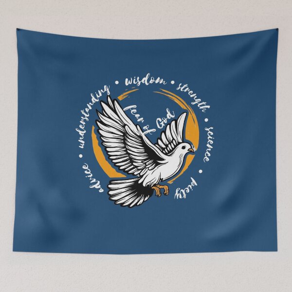 Item preview, 7 Gifts of the Holy Spirit - Christian Wisdom Dove designed and sold by Emmafeystilo.