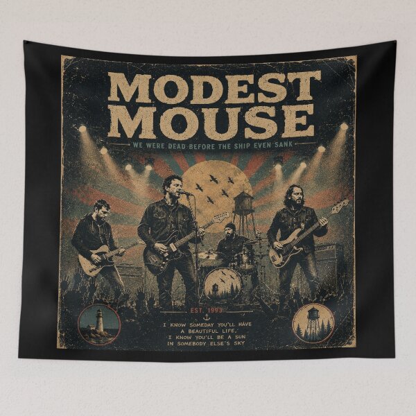 Item preview, Modest Mouse Concert Poster & Design Art designed and sold by gratia82.