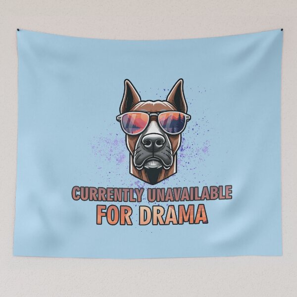 Item preview, Currently Unavailable for Drama - Funny Introvert Dog Gift designed and sold by GraphicComet.