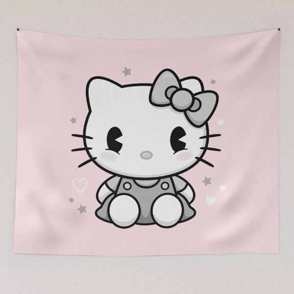 Item preview, Retro Kitty designed and sold by Krameri Creations.