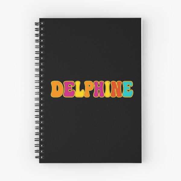 Item preview, ❤️ Delphine Personalized Name Wavy Retro Shirt, Coffee Mug, Sticker Gift designed and sold by HelixPedia.
