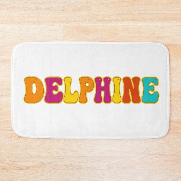 Item preview, ❤️ Delphine Personalized Name Wavy Retro Shirt, Coffee Mug, Sticker Gift designed and sold by HelixPedia.