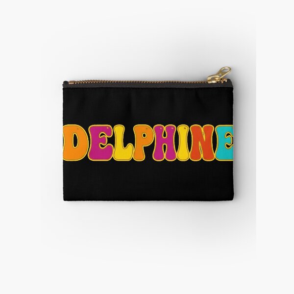 Item preview, ❤️ Delphine Personalized Name Wavy Retro Shirt, Coffee Mug, Sticker Gift designed and sold by HelixPedia.