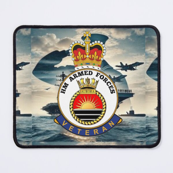 Item preview, HMS Aurora Royal Navy HM Armed Forces Veteran designed and sold by Bootneckstore.