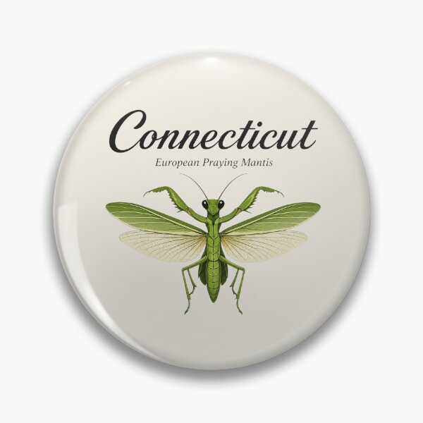 Item preview, Connecticut European Praying Mantis Poster designed and sold by The-Drip-Studio.