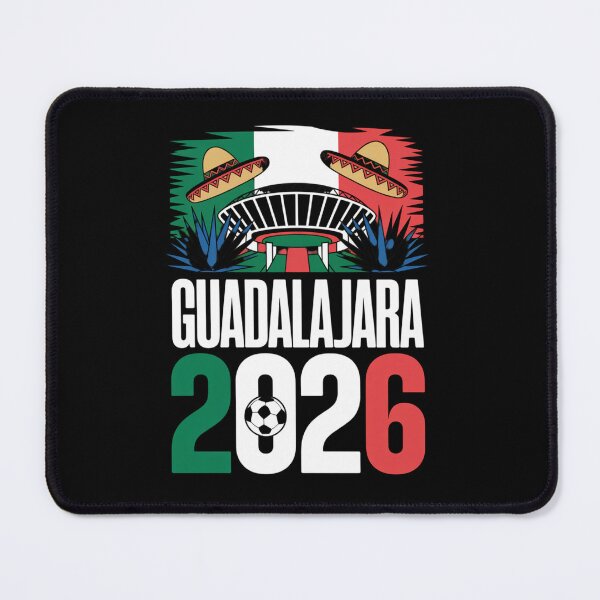 Item preview, Guadalajara 2026  Mexico Football Soccer Souvenir T-Shirt V23 designed and sold by DarylWelsh2024.
