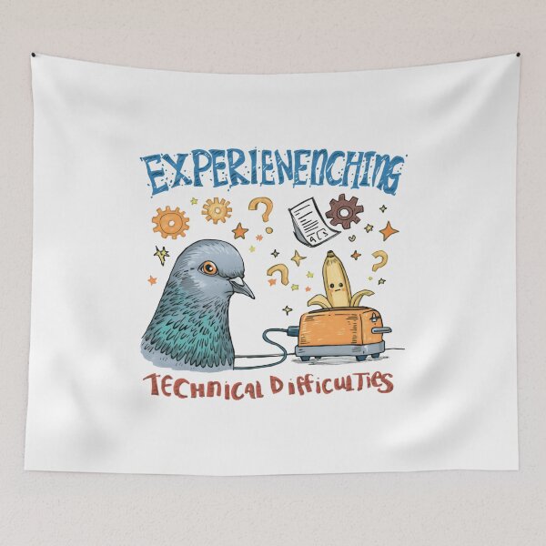 Item preview, Experiencing Technical Difficulties Funny Tech Humor IT Support Programmer Developer Geek designed and sold by HumansStuck12.