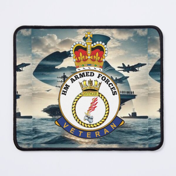 Item preview, HMS Avenger Royal Navy HM Armed Forces Veteran designed and sold by Bootneckstore.