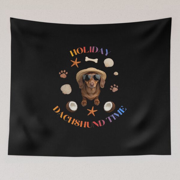 Item preview, Holiday Dachshund Time Funny Gifts designed and sold by Domel9674.
