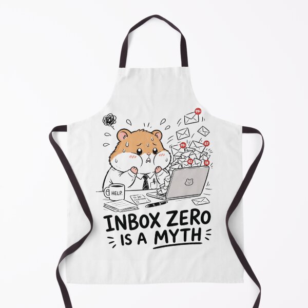 Item preview, Overwhelmed Hamster Shirt Funny Work Stress — 99+ Unread Emails Cute Hamster Office Humor Gift for Coworkers designed and sold by MaynyStudio.