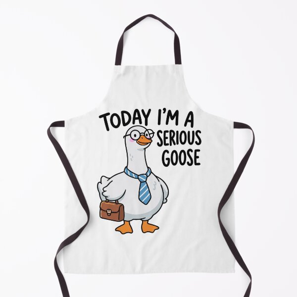 Item preview, Today I’m a Serious Goose – Funny Office Goose, Silly Goose Sticker, Sarcastic Sticker, Funny Laptop Decal, Coworker Magnet, Cool Stickers & Magnets Sticker designed and sold by TavellynArt.