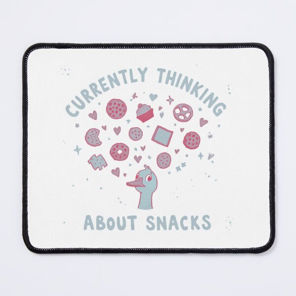 Item preview, Currently Thinking About Snacks Duck Foodie designed and sold by HumansStuck12.