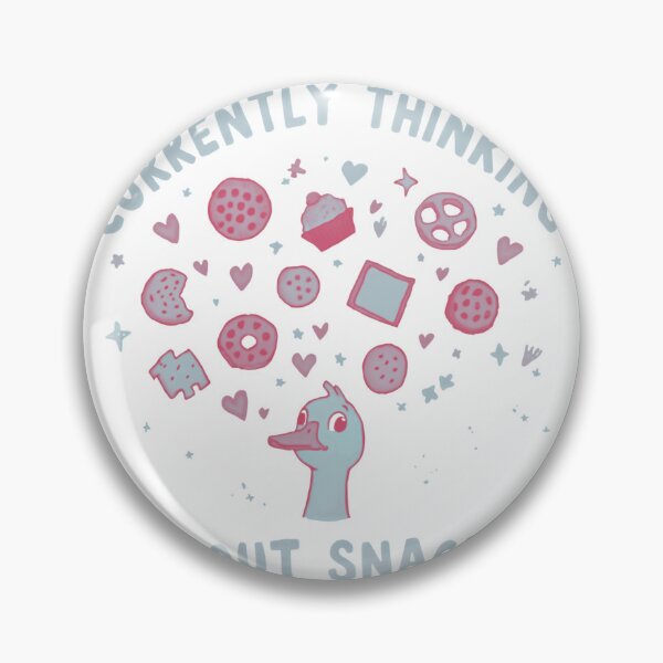 Item preview, Currently Thinking About Snacks Duck Foodie designed and sold by HumansStuck12.