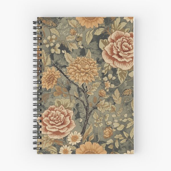 Item preview, Decoupage Vintage Damask Colorful Flowers 1900 Pattern designed and sold by GrinGalore.