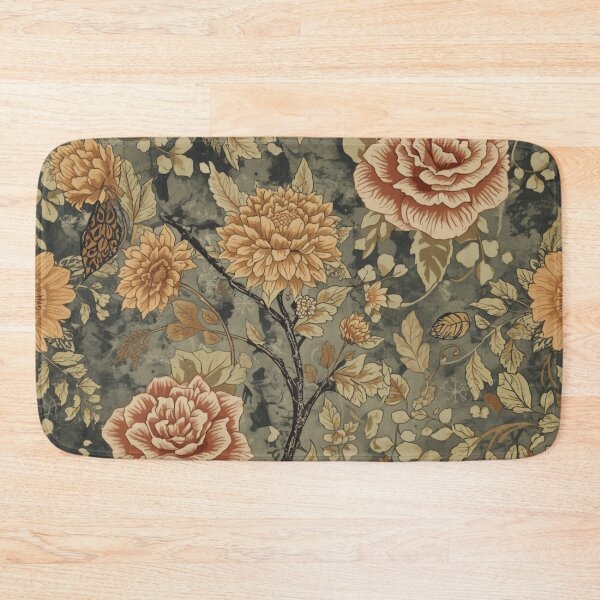 Item preview, Decoupage Vintage Damask Colorful Flowers 1900 Pattern designed and sold by GrinGalore.