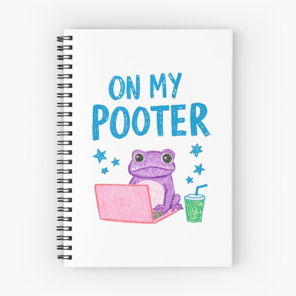 Item preview, On My Pooter Funny Frog Computer Gamer designed and sold by RetroMini2026.