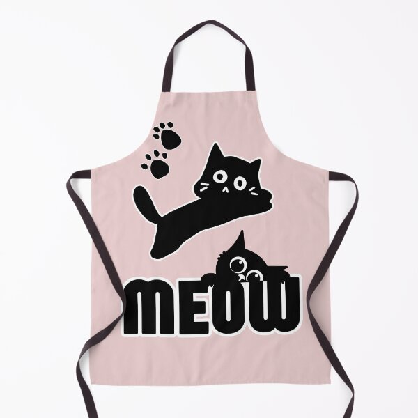 Item preview, Meow Funny Chaotic Spooky Black Cat Graphic designed and sold by SoftAuraStudi0.