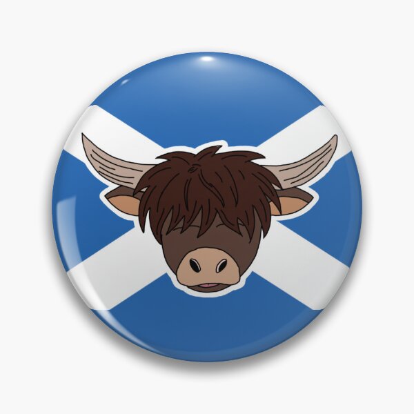 Item preview, Scottish highland cow designed and sold by ShabbysCreations.