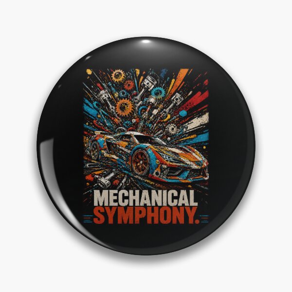 Item preview, Mechanical Symphony Abstract Pop Art Car designed and sold by Artisticanvas.