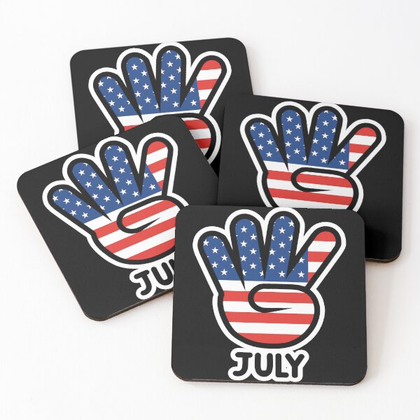 Item preview, 4th of July Peace Hand American Flag Patriotic Gift designed and sold by Urszula Żydek.