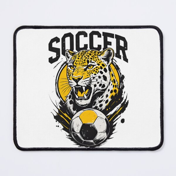 Item preview, Vintage Roaring Jaguar Soccer - Bold Leopard Football Mascot Art designed and sold by Structure-Blue.