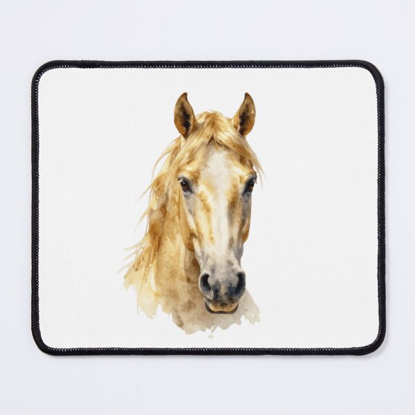 Item preview, Golden Horse Watercolor Portrait designed and sold by RandomWalker.
