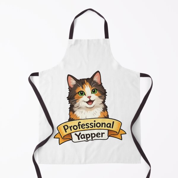 Item preview, Professional Yapper Cat - Funny Yapping Cat Meme designed and sold by MalisoStickers.