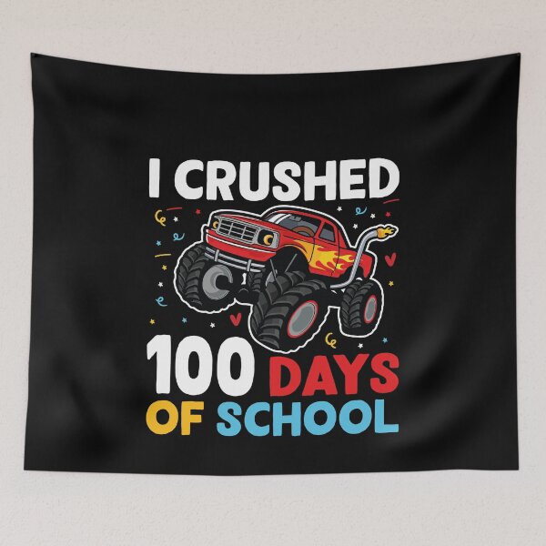 Item preview, I Crushed 100 Days Of School Kids Student Celebration Achievement designed and sold by PopStars1993.