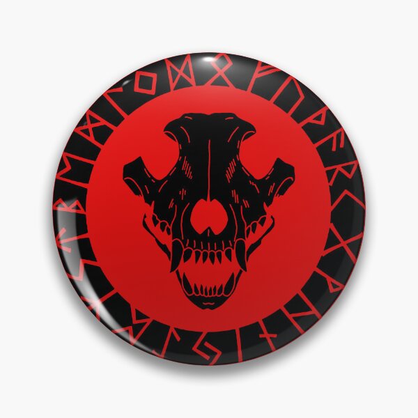 Item preview, Viking wolf skull (black) designed and sold by Lagueny.