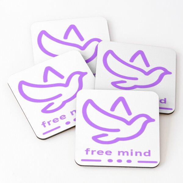 Item preview, Free Mind – Flying Dove Minimalist Design designed and sold by Velora Design .