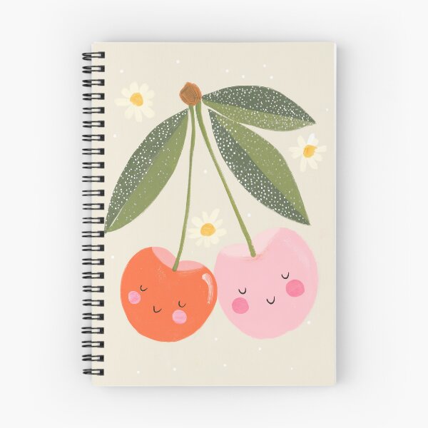 Item preview, Sweet Cherries – Adorable Kawaii Fruit Illustration designed and sold by Studio Remier.