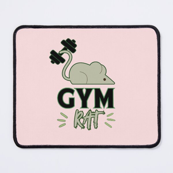 Item preview, Gym Rat Funny Bodybuilding Lifting Mouse Graphic designed and sold by SoftAuraStudi0.