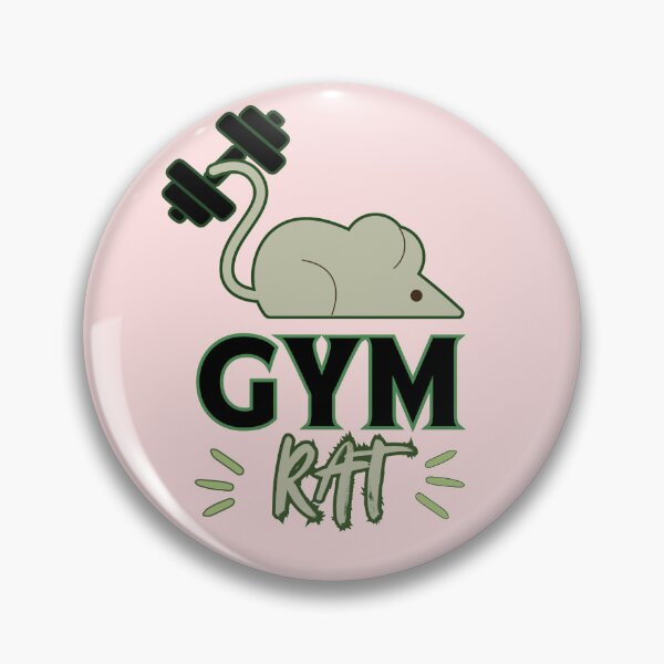 Item preview, Gym Rat Funny Bodybuilding Lifting Mouse Graphic designed and sold by SoftAuraStudi0.