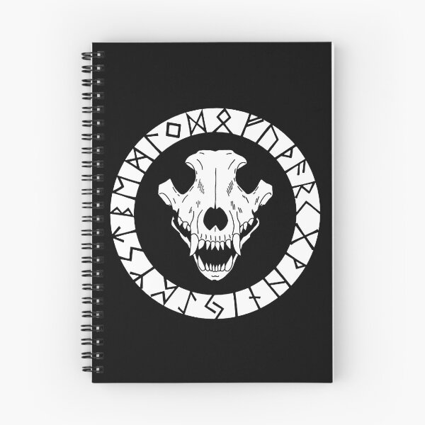 Item preview, Viking wolf skull (white) designed and sold by Lagueny.