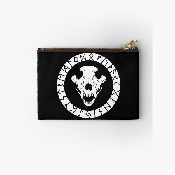 Item preview, Viking wolf skull (white) designed and sold by Lagueny.