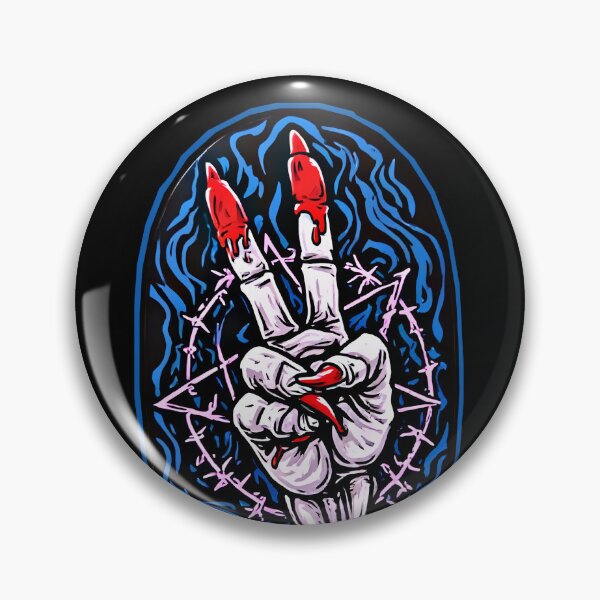 Item preview, Peace Was Never an Option Gothic Skeleton Hand designed and sold by Neer arts.