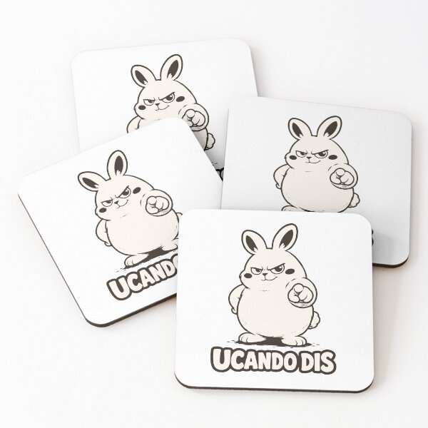 Item preview, Sassy Motivational Bunny - Funny Gym Quote designed and sold by MalisoStickers.