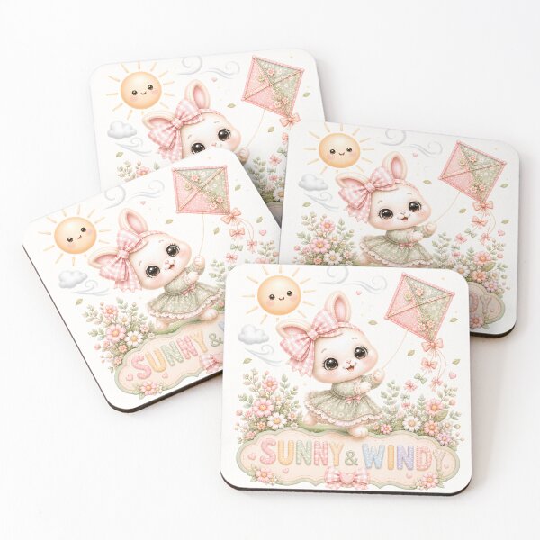 Item preview, Copy of Cold Winter Bunny | Cute Kawaii Rabbit with Hot Cocoa | Pastel Coquette Winter Bunny Illustration designed and sold by looplandger.