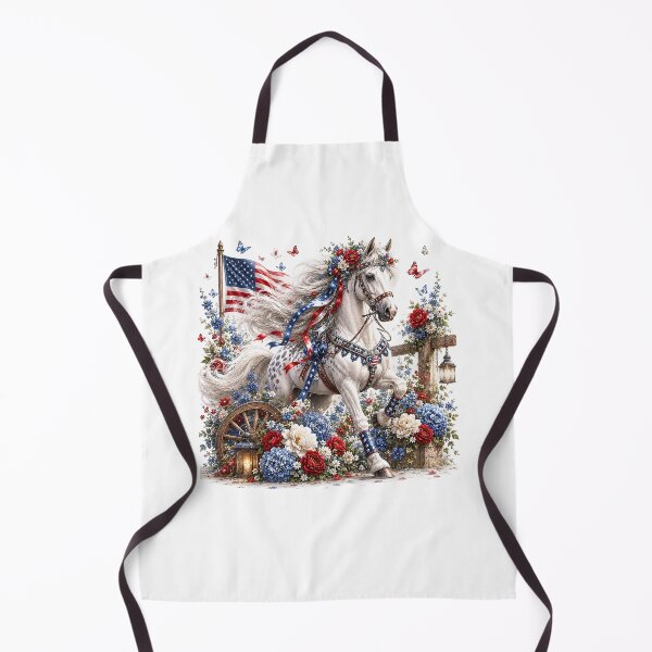 Item preview, American Flag Horse designed and sold by PetalGarden.