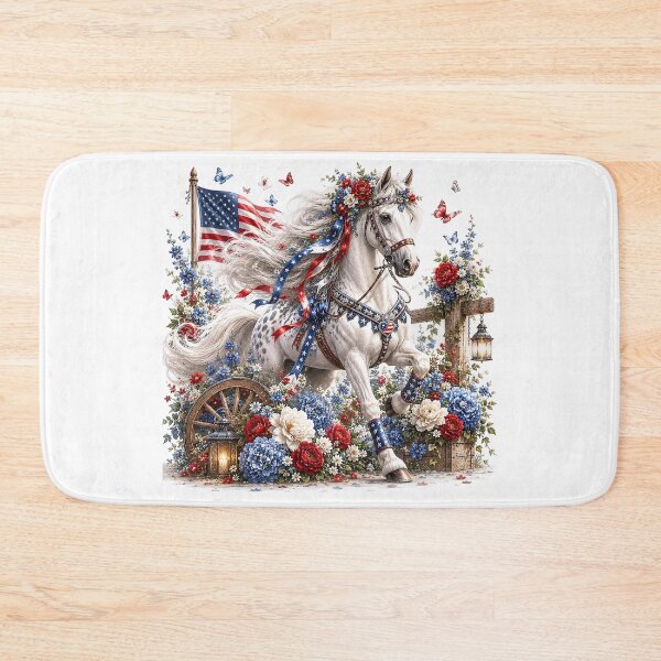 Item preview, American Flag Horse designed and sold by PetalGarden.