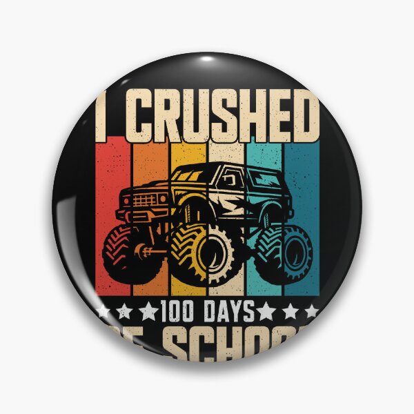 Item preview, I Crushed 100 Days Of School Monster Truck Student Celebration designed and sold by PopStars1993.