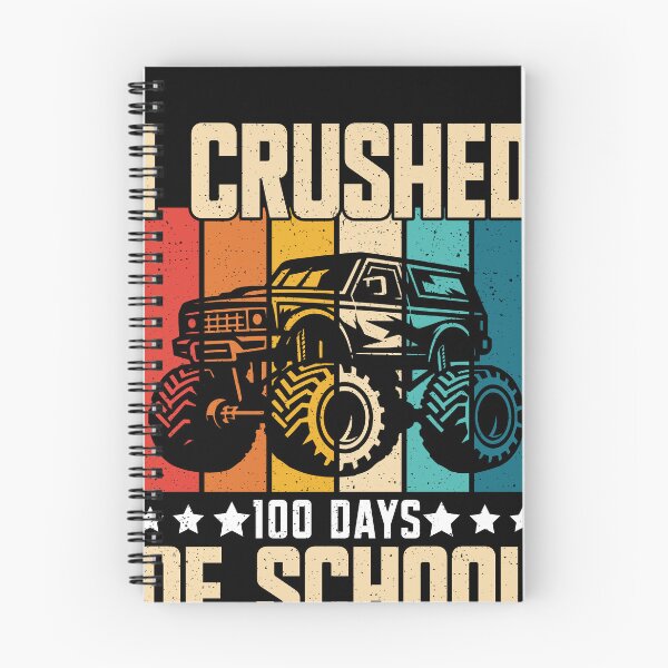Item preview, I Crushed 100 Days Of School Monster Truck Student Celebration designed and sold by PopStars1993.